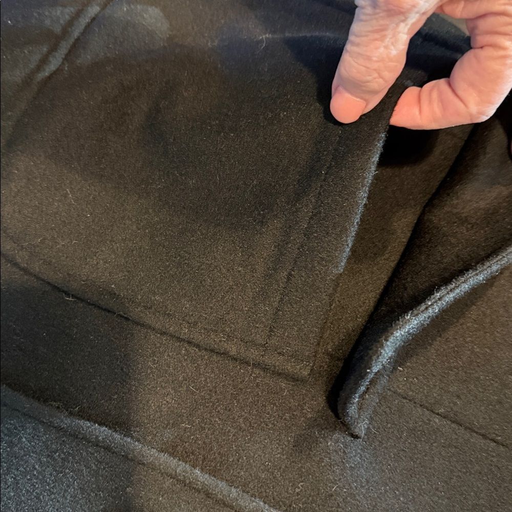 Peter Millar Wool Cashmere Topcoat Black Size L NWT Luxury Coat - Picture 15 of 16